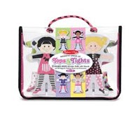 Melissa & Doug - Gioco moda magnetico bambole e accessori moda in legno